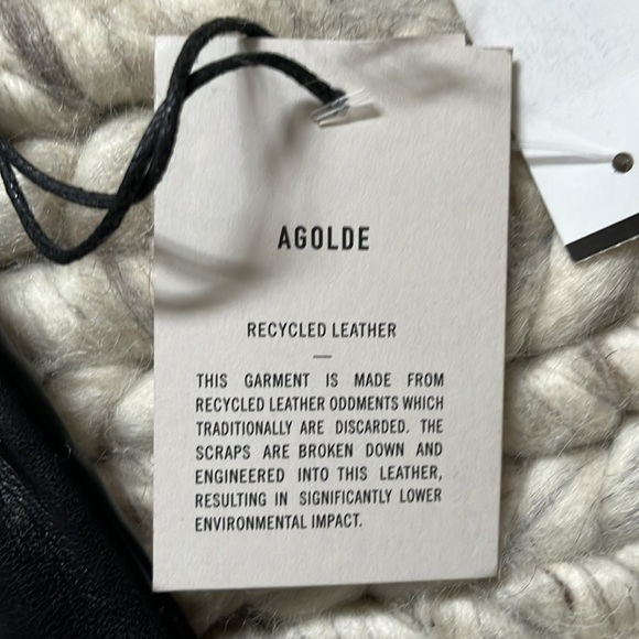 Agolde 90s pant  leather - Picture 3 of 4